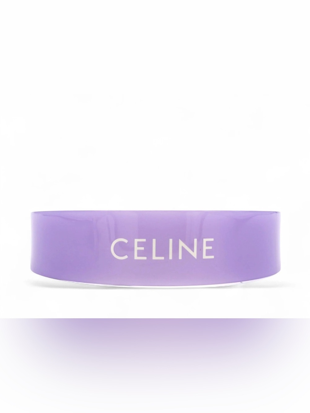 Celine Lavender Logo Headband - Women’s Hair Accessory